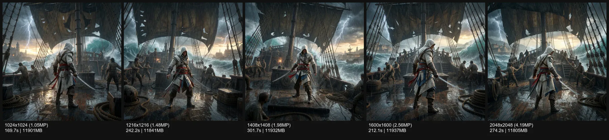 Edward Kenway Resolution Grid